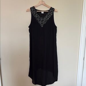 Black Vero Moda High-Low Sleeveless Dress